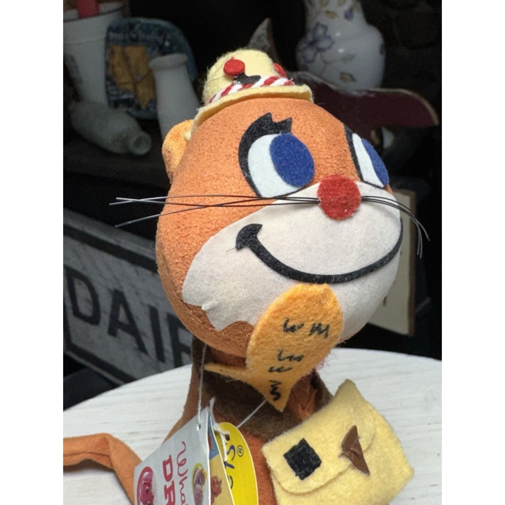 Dream Pets Fish N Chips Cat Plush NWT R. Dakin Applause Retro Kitsch Collectible